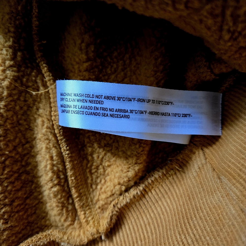 Denim & Flower Men's Half-Zip Sweater - Mustard Gold US L - Picture 8 of 14